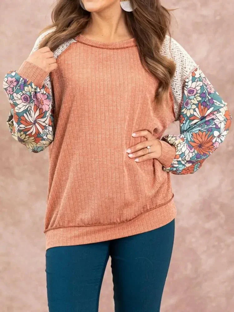Exposed Seam Round Neck Blouse - Update AvenueTrendsi100101737074954100101737074954c232aec518294d13821695d36783c1bc - MaxCoral
