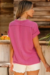 Exposed Seam Star Round Neck Short Sleeve Top - Update AvenueHonor the Stars and StripesTrendsi100100137761741100100137761741453c98f3 - 82df - 467a - b7c1 - 5ee4c6da40dd - MaxHot Pink