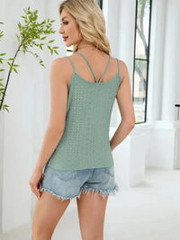 Eyelet Double Strap Cami - Update AvenueTrendsi1001004412747491001004412747494ebb435267884c2da3eec9bffca35290 - Max - OriginSage