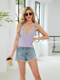 Eyelet Double Strap Cami - Update AvenueTrendsi1001004412796941001004412796942c07800f5a95411bb0cc1a71bdebc804 - Max - OriginLavender