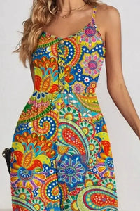 FAM - FAM Decorative Button Spaghetti Strap Wide Leg Jumpsuit - Update AvenueVacation StyleTrendsi10010076623180710010076623180738956c37 - ea39 - 4915 - 8db6 - 935b7fb006b3 - MaxMulticolor