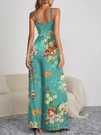 FAM - FAM Decorative Button Spaghetti Strap Wide Leg Jumpsuit - Update AvenueVacation StyleTrendsi1001007662352161001007662352167077572c - ae84 - 4445 - b31c - a4a194779d43 - MaxTurquoise