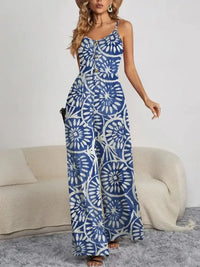 FAM - FAM Decorative Button Spaghetti Strap Wide Leg Jumpsuit - Update AvenueVacation StyleTrendsi1001007662356891001007662356892db18e36 - 37de - 45e1 - 9ac2 - 22acd674845e - MaxBlue