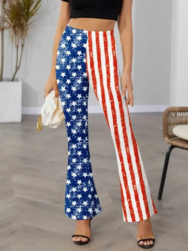 FAM - FAM Star & Stripes High Waist Bootcut Pants - Update AvenueHonor the Stars and StripesTrendsi100100858251116100100858251116bfff079c - 6a1d - 4a02 - b40d - 515cdb375d98 - MaxRoyal Blue