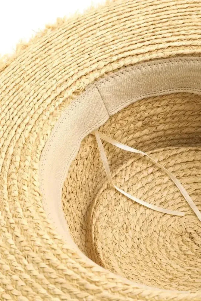Fame Adjustable Strap Raw Hem Weave Hat - Update AvenueTrendsi100500638501818100500638501818Fame Adjustable Strap Raw Hem Weave HatIV