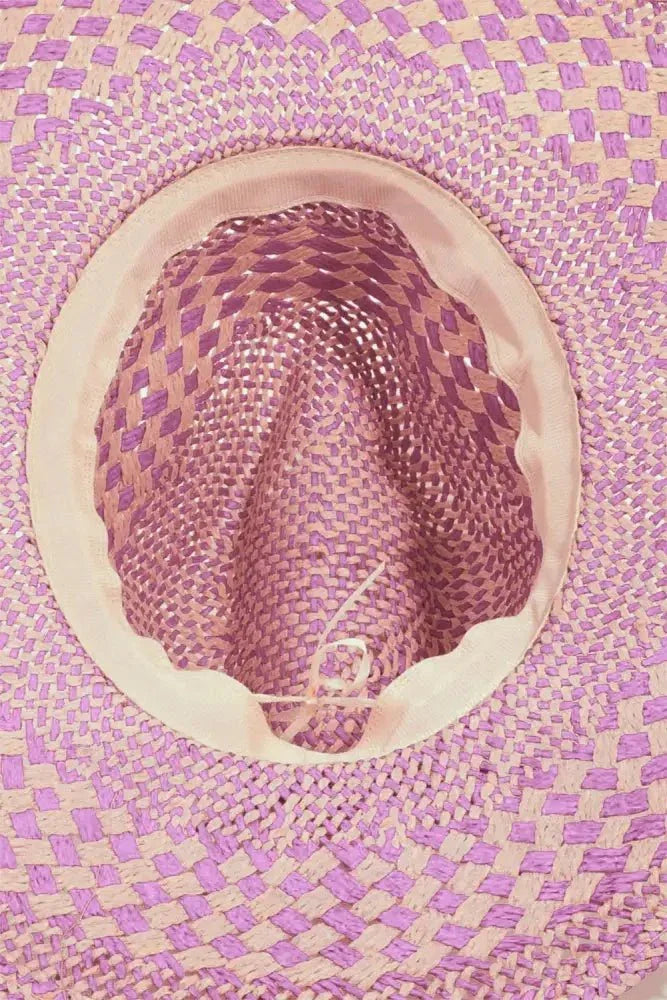 Fame Checkered Straw Weave Sun Hat - Update AvenueTrendsi100500159901298100500159901298Fame Checkered Straw Weave Sun HatPU