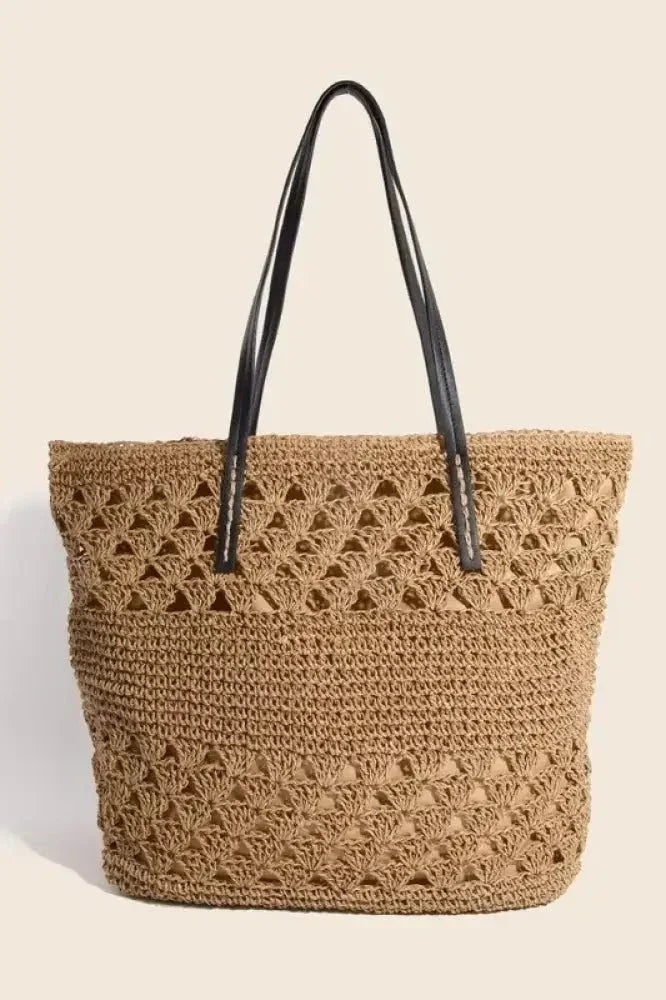 Fame Faux Leather Handle Knitted Tote Bag - Update AvenueVacation StyleTrendsi100700253201724100700253201724de5bcf7c - c75f - 4a85 - 8192 - dc4d56693be4 - MaxMustard