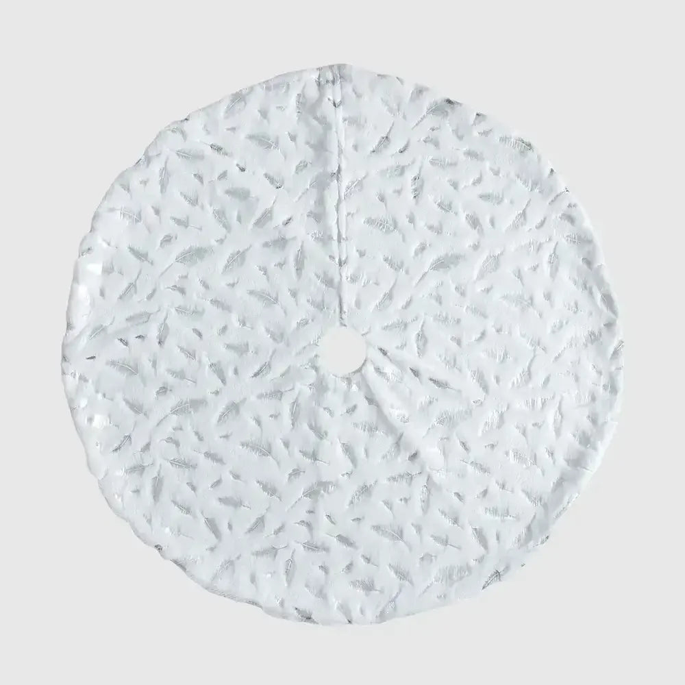 Feather Christmas Tree Skirt