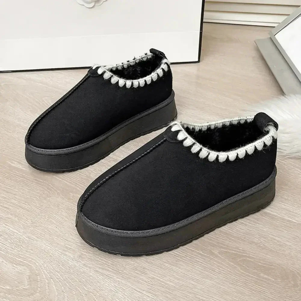 Fleece - Lined Winter Ankle Boots - Update AvenueTrendsi100600331482122100600331482122Fleece - Lined Winter Ankle BootsBlack