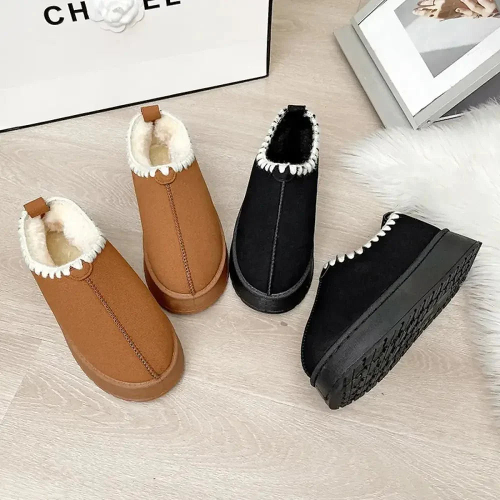 Fleece - Lined Winter Ankle Boots - Update AvenueTrendsi100600331487491100600331487491Fleece - Lined Winter Ankle BootsBrown