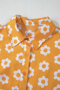 Floral Collared Neck Three - Quarter Sleeve Dress - Update AvenueTrendsi100100143831487100100143831487b620b44e - 2656 - 4f4e - 914d - a76b951e2db6 - MaxGold