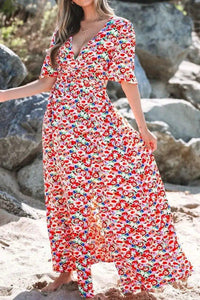 Floral Half Sleeve Deep V Neck Cutout Back Maxi Dress - Update AvenueEffortless Elegance: DressesTrendsi10010091901533410010091901533447c65493 - 2fa1 - 4bf1 - 8e19 - d48151e09568 - Max - OriginFloral