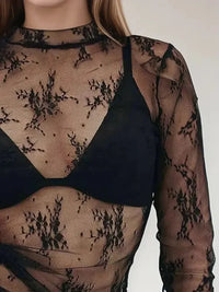 Floral Mock Neck Long Sleeve Mesh Top - Update AvenueFestival VibesTrendsi1001000075713871001000075713875ac10a56 - 3b48 - 4802 - a23b - dad15b3a38f2 - MaxBlack