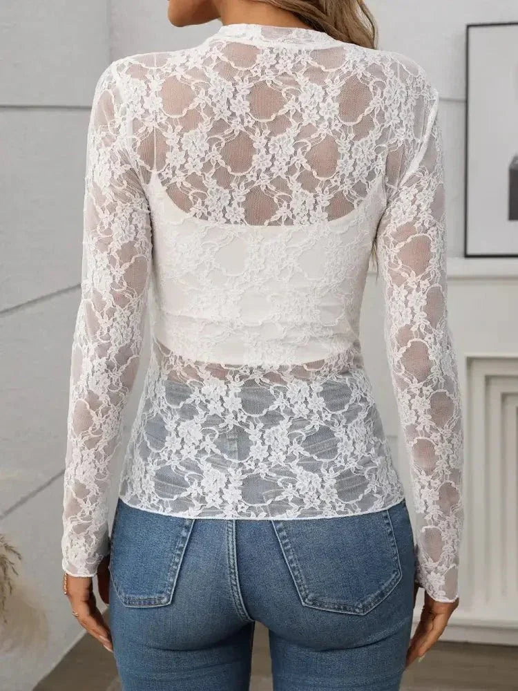 Floral Mock Neck Long Sleeve Mesh Top - Update AvenueFestival VibesTrendsi100100007571725100100007571725854cb658 - 81b2 - 45f9 - be7c - 0e288f4f6707 - MaxWhite Lace