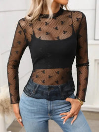 Floral Mock Neck Long Sleeve Mesh Top - Update AvenueFestival VibesTrendsi1001000075721491001000075721496a2f6d3f - 7a56 - 4f63 - a5ee - 98e9e969667f - MaxBlack Bow