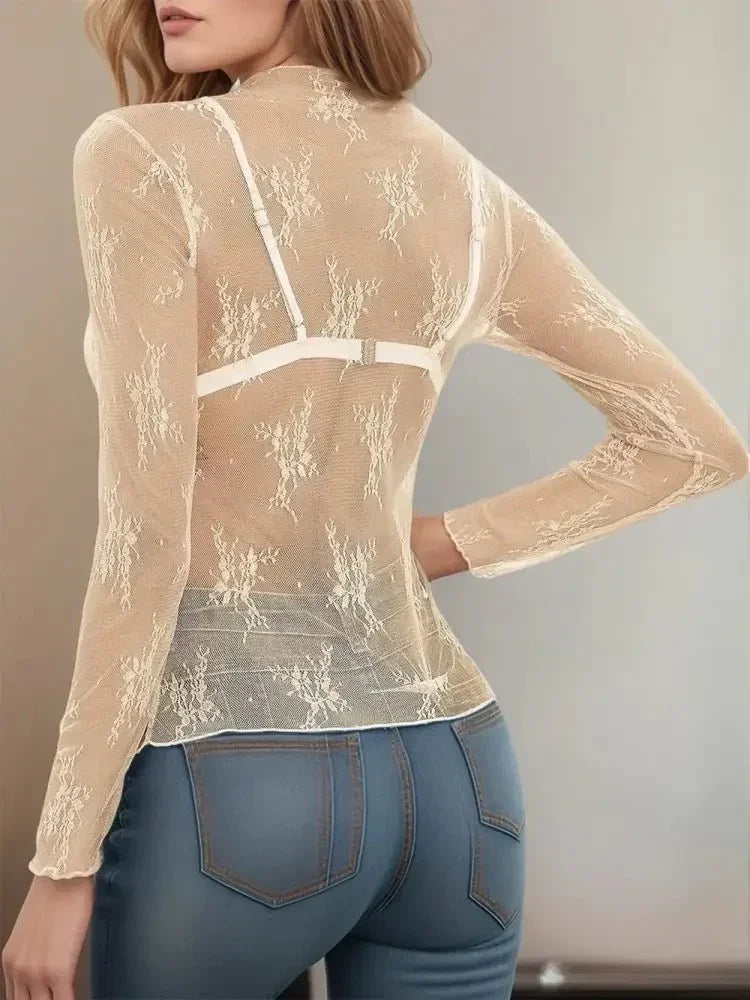 Floral Mock Neck Long Sleeve Mesh Top - Update AvenueFestival VibesTrendsi1001000075729491001000075729491dad4fe7 - e5ef - 4740 - ac03 - 4092694f2724 - MaxPastel Yellow