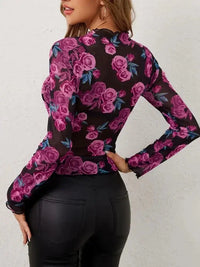 Floral Mock Neck Long Sleeve Top - Update AvenueTrendsi100100398355968100100398355968c0f6b4d3 - 1909 - 4926 - b78f - ef346bcbd503 - MaxFloral