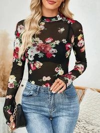Floral Mock Neck Long Sleeve Top - Update AvenueT-ShirtsTrendsi100100964930985100100964930985c772e5d8 - b915 - 4e82 - acc6 - 90e3ea4d84e4 - Max - OriginLeopard