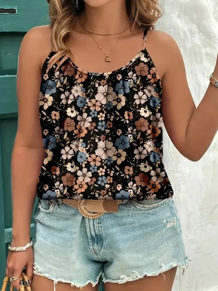 Floral Print Cami Top - Update AvenueTrendsi100100413687102100100413687102cab19bebe5a64d159c7a7369e86edc63 - Max - OriginFloral