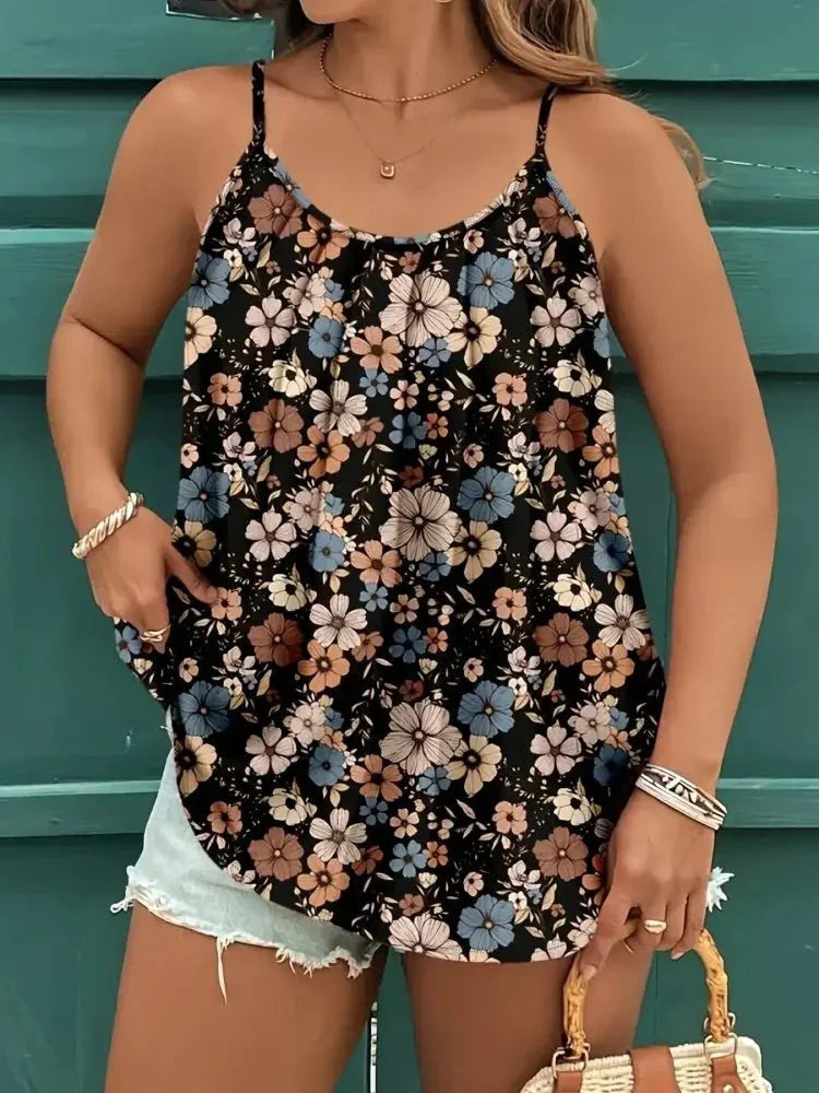 Floral Print Cami Top - Update AvenueTrendsi100100413687102100100413687102b4d9c98a10cf4d10a732755f6919e572 - Max - OriginFloral