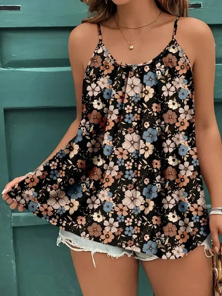 Floral Print Cami Top - Update AvenueTrendsi100100413687102100100413687102a72fa2de4b3b49bf855ef501d6213bd6 - Max - OriginFloral