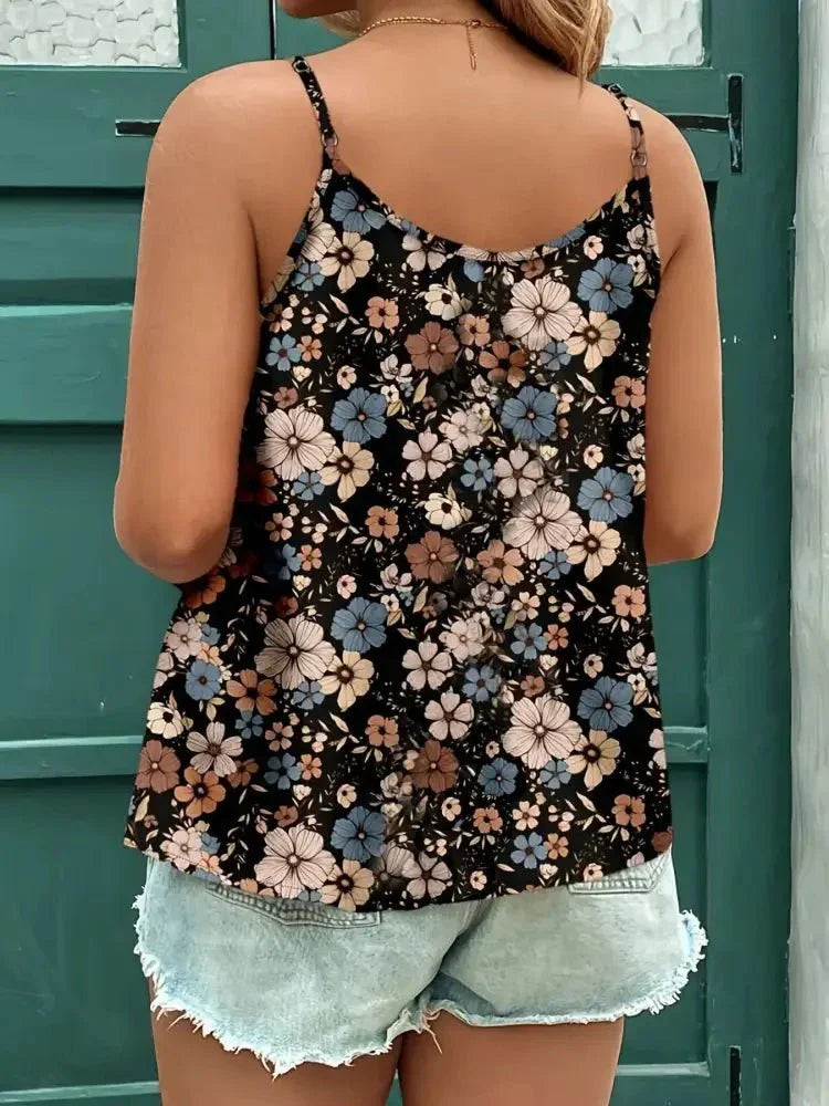 Floral Print Cami Top - Update AvenueTrendsi100100413687102100100413687102a758b8252deb4d3287dce4e33eecc771 - Max - OriginFloral