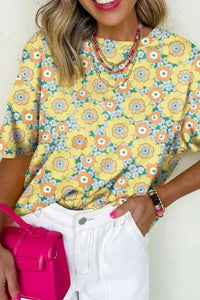 Floral Print Round Neck Oversized T-Shirt - Update AvenueT-ShirtsTrendsi1001004813789631001004813789635e6f2ea4 - 8b1b - 447e - 8139 - aa5a312fa750 - Max - OriginYellow