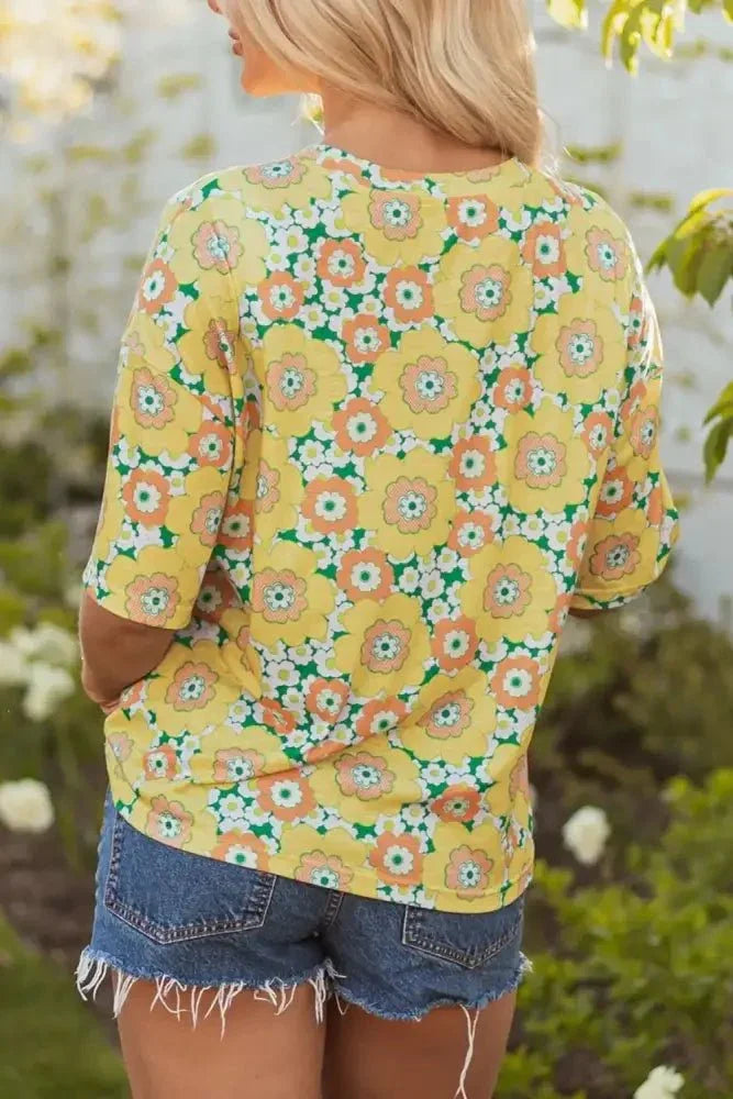 Floral Print Round Neck Oversized T-Shirt - Update AvenueT-ShirtsTrendsi100100481378963100100481378963758e42ce - 7d5b - 496e - 8cf8 - 77ac7a7f20d6 - Max - OriginYellow