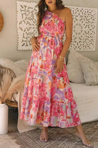 Floral Print Shirred One Shoulder Maxi Dress - Update AvenueEffortless Elegance: DressesTrendsi10010042755350910010042755350993767b72 - f57b - 49c3 - b7f7 - fb00e5b7f542 - Max - OriginFloral