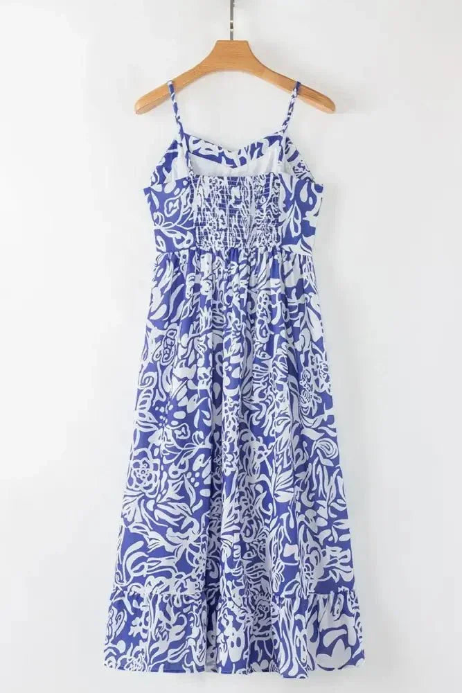 Floral Print Spaghetti Strap High Waist Dress - Update AvenueBoho VibesTrendsi1001005411387751001005411387750d41c44f - ef3b - 412a - 8c0a - b9c2a5ab7d82 - Max - OriginDusty Blue