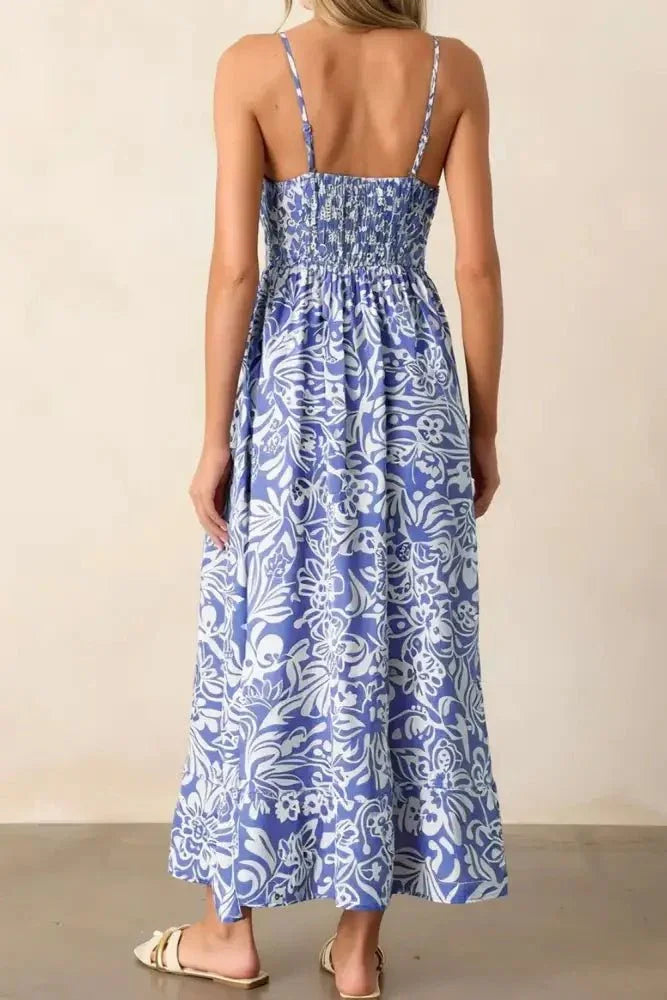 Floral Print Spaghetti Strap High Waist Dress - Update AvenueBoho VibesTrendsi100100541138775100100541138775bb1c45c9 - 853c - 41e2 - b6ee - fbd7a2e8e24c - Max - OriginDusty Blue