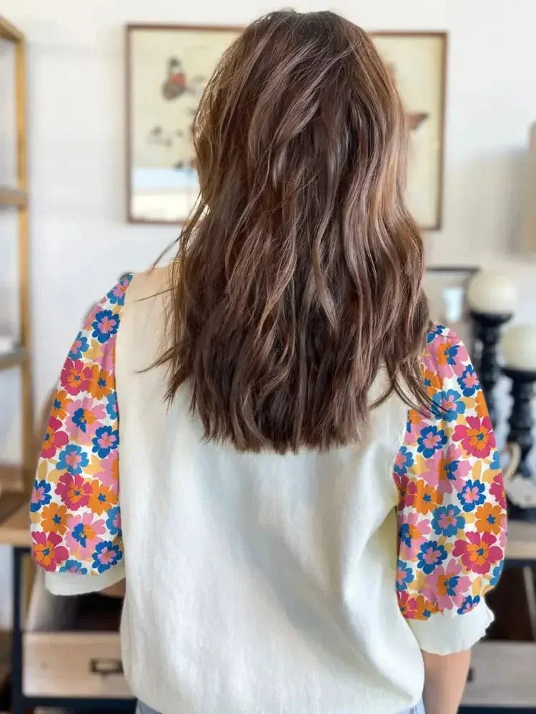 Floral Puff Sleeve Round Neck T-Shirt - Update AvenueT-ShirtsTrendsi1001000079711521001000079711527d0f3260 - e9ef - 4d5d - 983e - a5a423309294 - Max - OriginBeige
