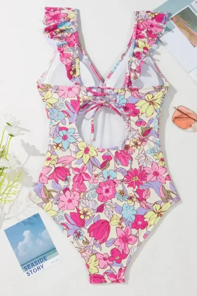 Floral Ruffle Trim Tummy Control One Piece Swimsuit - Update AvenueTrendsi1001000989829741001000989829744d5b6e5a - bce1 - 4cd5 - 8ba7 - 1c0a1ff0f34b - MaxFuchsia Pink