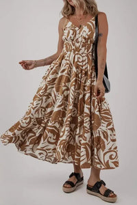 Floral Shirred High Waist Spaghetti Straps Dress - Update AvenueBoho VibesTrendsi100100193285565100100193285565339f4864 - b639 - 4777 - 8dd5 - 6b1421f0796e - Max - OriginMocha