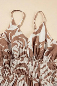 Floral Shirred High Waist Spaghetti Straps Dress - Update AvenueBoho VibesTrendsi100100193285565100100193285565d1a101ab - aa6c - 4634 - 84ae - f814a435b2fc - Max - OriginMocha