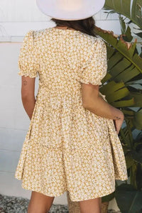 Floral Short Sleeve Surplice Frilly Tiered Mini Dress - Update AvenueEffortless Elegance: DressesTrendsi100100301904477100100301904477b42c162e - f613 - 493a - b474 - 49c503c5a85b - Max - OriginPastel Yellow