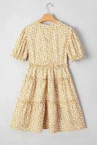 Floral Short Sleeve Surplice Frilly Tiered Mini Dress - Update AvenueEffortless Elegance: DressesTrendsi10010030190447710010030190447742b0e045 - b3ee - 475f - a32b - d50168d58619 - Max - OriginPastel Yellow