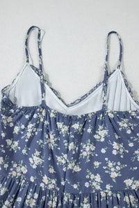 Floral Spaghetti Strap Frilled V Neck Tiered Midi Dress - Update AvenueBoho VibesTrendsi1001002058303451001002058303459d9d0949 - 2270 - 4bb8 - a9cd - ad483851109e - MaxDusty Blue