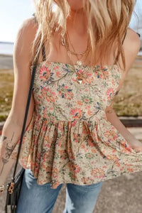 Floral Spaghetti Strap Peplum Cami - Update AvenueTrendsi100100550839963100100550839963ac77bf27 - b6c2 - 4aa7 - aaef - 9b956c759de9 - MaxFloral