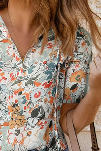 Floral Tie Neck Shoulder Detail Blouse - Update AvenueTrendsi100101965297882100101965297882e0ba0d75b5e04c409076d4d8e8e1be89 - MaxFloral