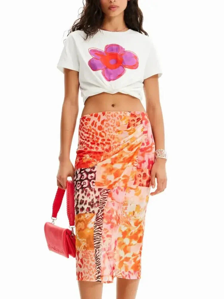 Flower Graphic Round Neck T-Shirt - Update AvenueT-ShirtsTrendsi100100577043323100100577043323e336996173684746a038ca506700cf39 - Max - OriginWhite