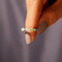 Flower Shape 925 Sterling Silver Zircon Ring - Update AvenueRingTrendsi100500148421985100500148421985Flower Shape 925 Sterling Silver Zircon RingSilver