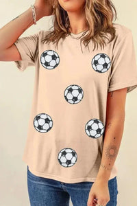 Football Round Neck Short Sleeve T Shirt - Update AvenueT-ShirtsTrendsi100100157980481100100157980481919a20df - 8bfc - 454e - 8b4d - a4c907716711 - Max - OriginTan