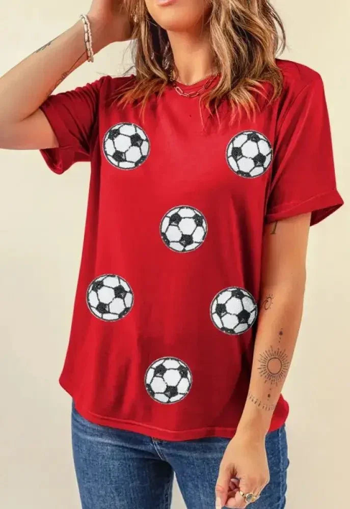 Football Round Neck Short Sleeve T Shirt - Update AvenueT-ShirtsTrendsi100100157981017100100157981017a7d00aec - c844 - 4f75 - 92e3 - 9af781fd92d3 - Max - OriginScarlet