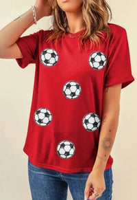 Football Round Neck Short Sleeve T Shirt - Update AvenueT-ShirtsTrendsi100100157981017100100157981017a7d00aec - c844 - 4f75 - 92e3 - 9af781fd92d3 - Max - OriginScarlet