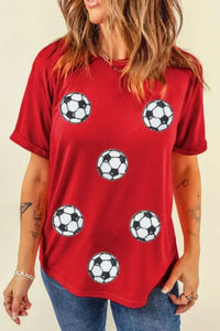 Football Round Neck Short Sleeve T Shirt - Update AvenueT-ShirtsTrendsi100100157981017100100157981017ebd74df2 - 6c0d - 49d5 - b7c8 - 40eff0c9272d - Max - OriginScarlet