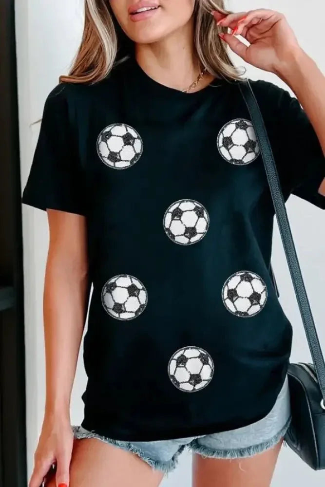 Football Round Neck Short Sleeve T Shirt - Update AvenueT-ShirtsTrendsi100100157989474100100157989474d9734f42 - 4e6b - 4bc1 - b7ca - 9bd0c4d601ac - Max - OriginBlack