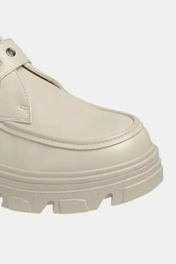 Forever Link Buckled Platform Lug Sole Loafers - Update AvenueTrendsi100600977191811100600977191811Forever Link Buckled Platform Lug Sole LoafersBone