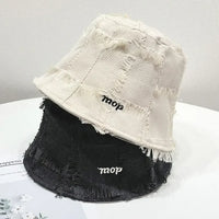 Frayed Edge Bucket Hat