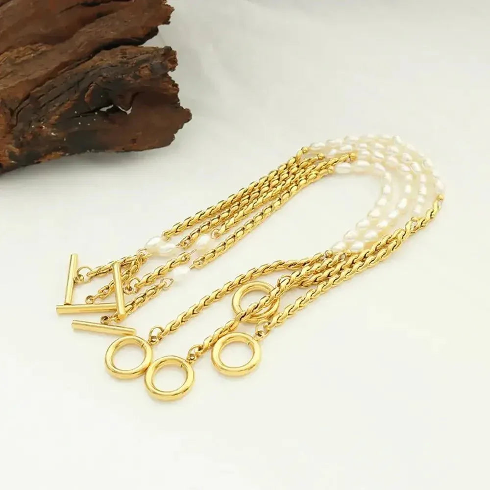 Freshwater Pearl Titanium Steel Bracelet - Update AvenueBraceletsTrendsi100500515931662100500515931662Freshwater Pearl Titanium Steel BraceletGold